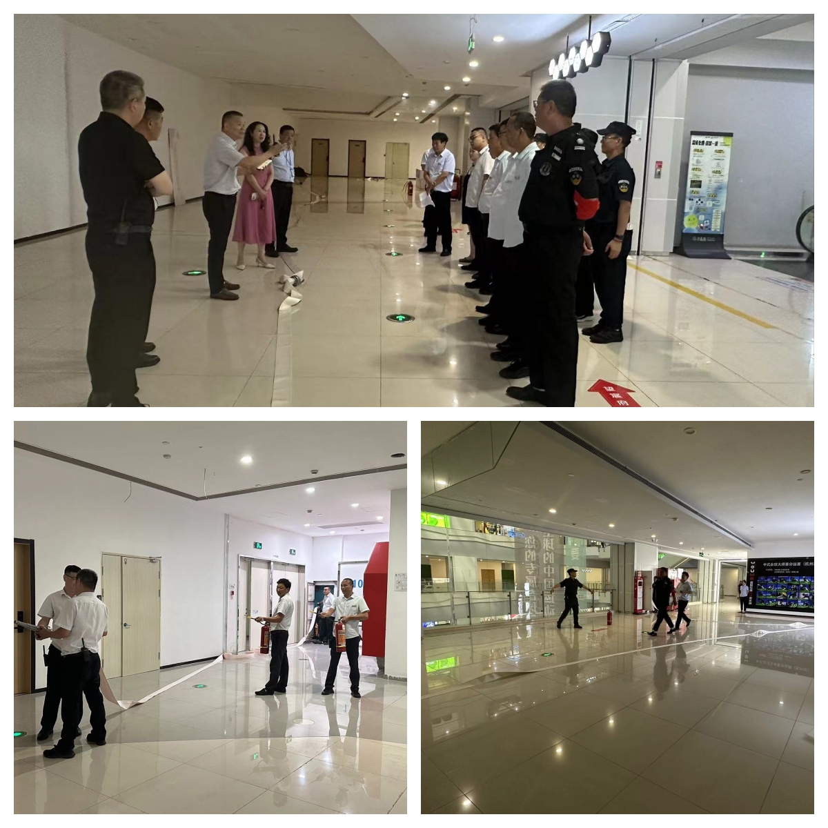 水晶城開(kāi)展消防安全聯(lián)動(dòng)應(yīng)急演練