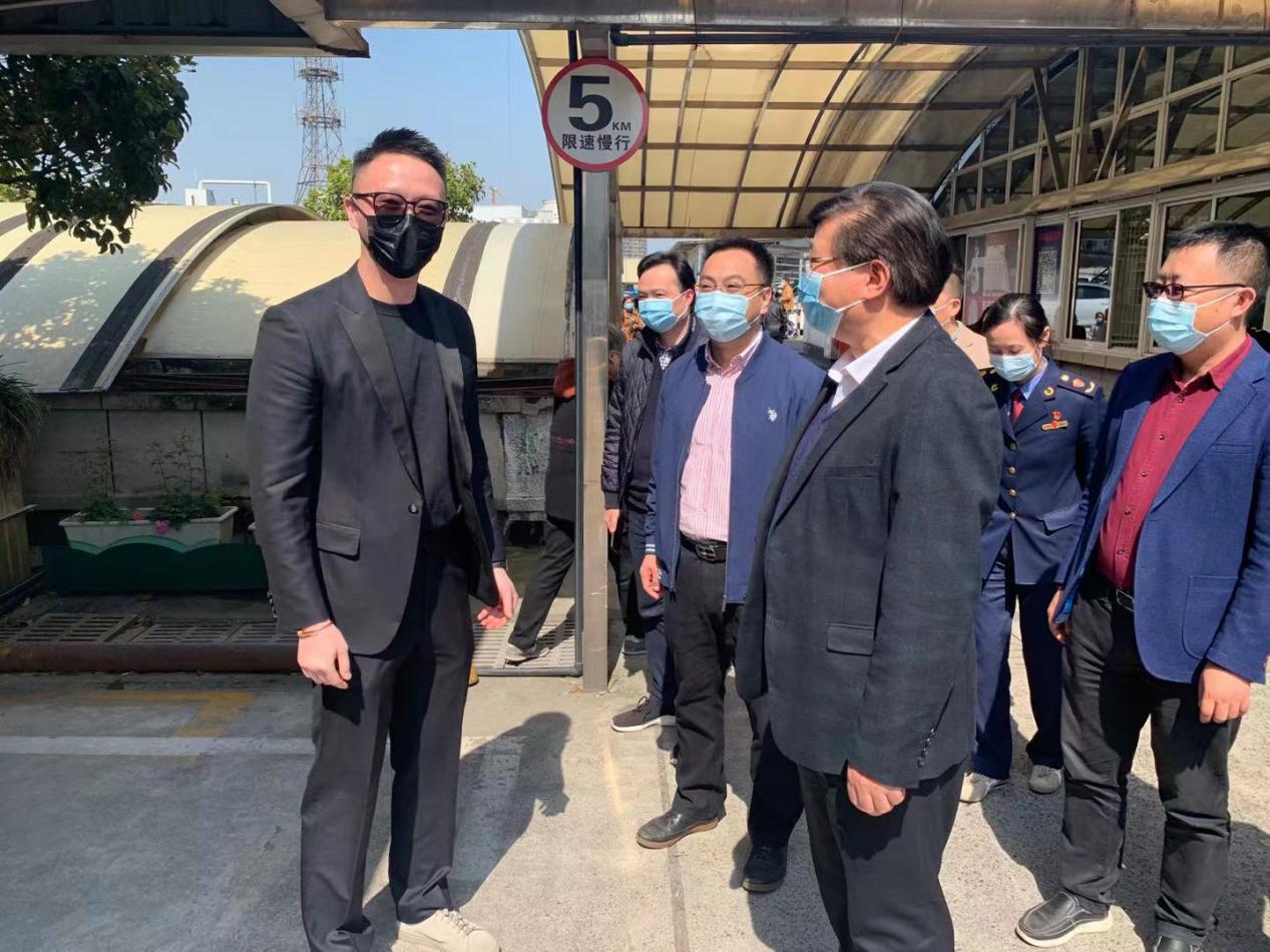 杭州市市場監(jiān)督管理局范建軍局長 走訪錢江商城檢查指導(dǎo)疫情防控工作