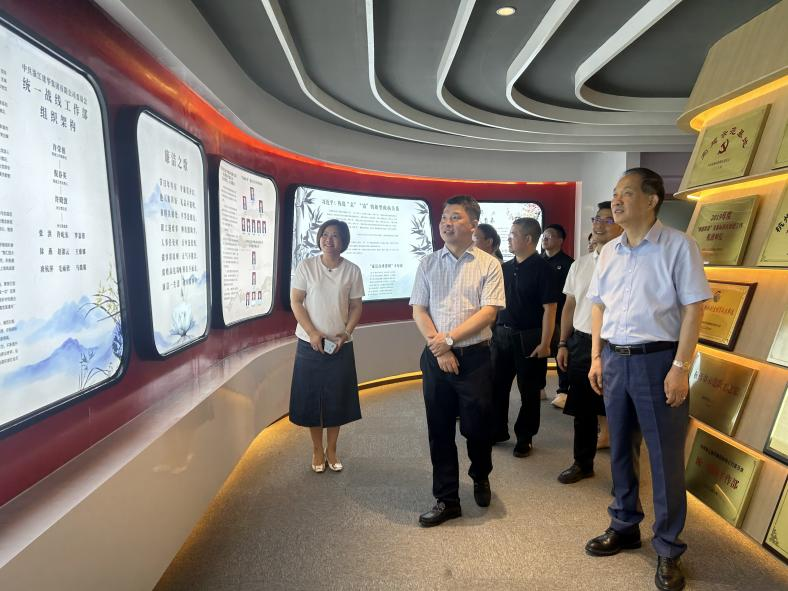 區(qū)領(lǐng)導(dǎo)調(diào)研集團兩新黨建工作