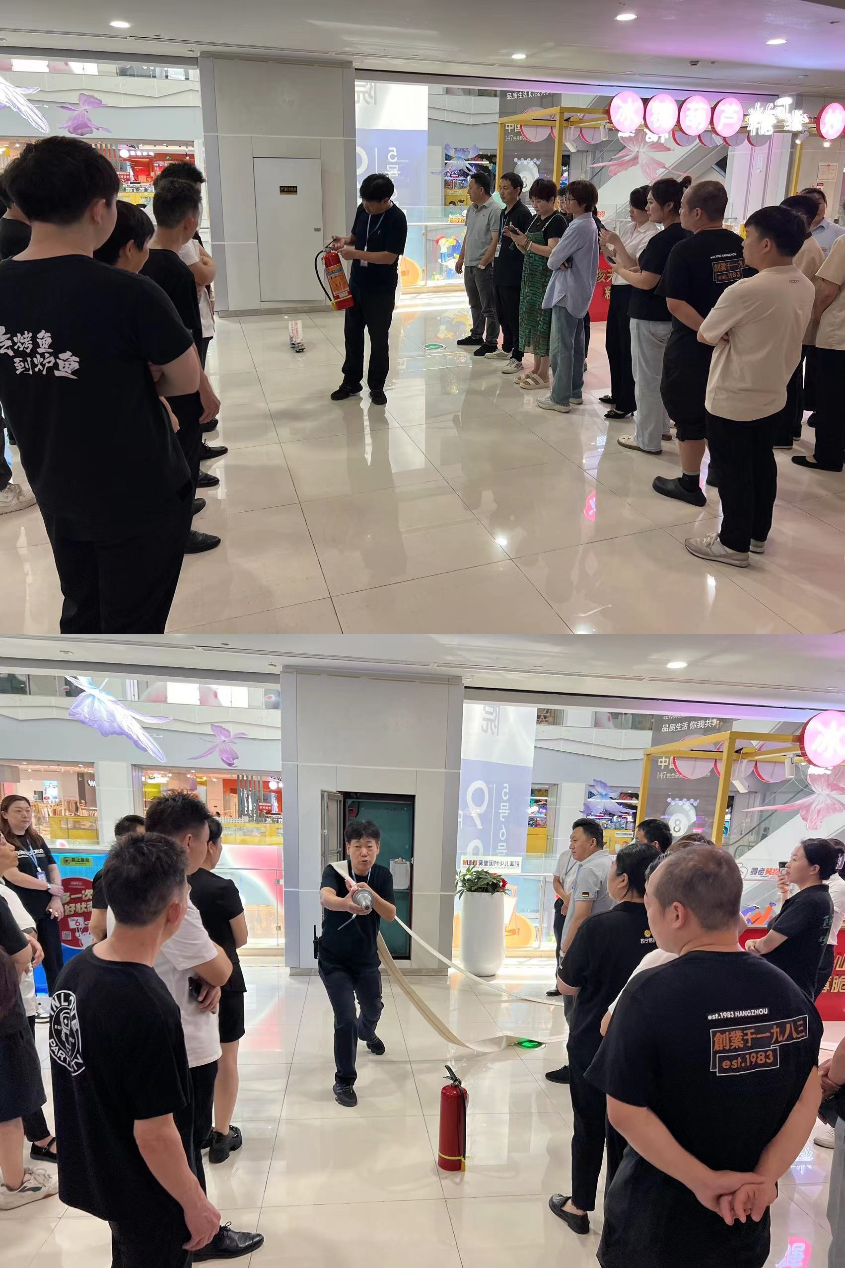 水晶城開展新入職員工消防培訓(xùn)，筑牢安全防線